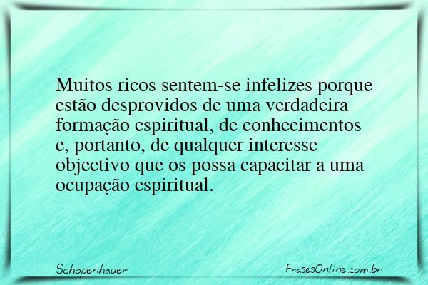 Frase de Schopenhauer