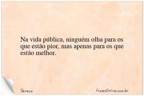 Frase de Sêneca