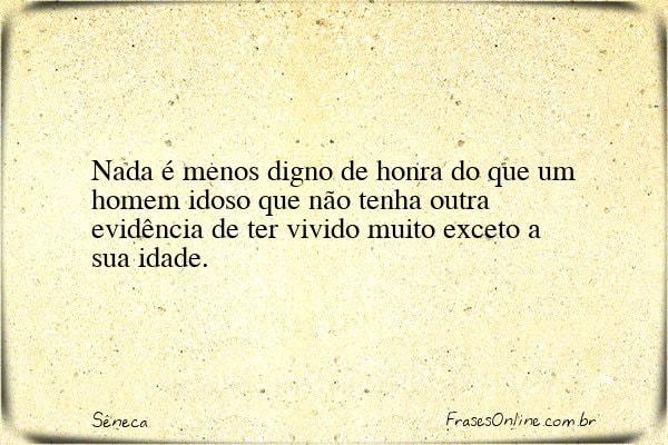 Frase de Sêneca