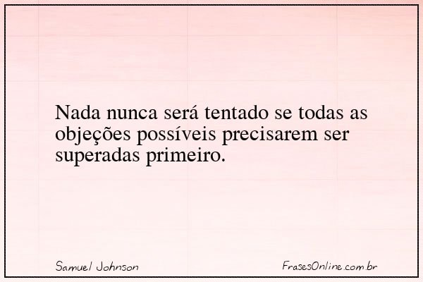 Frase de Samuel Johnson