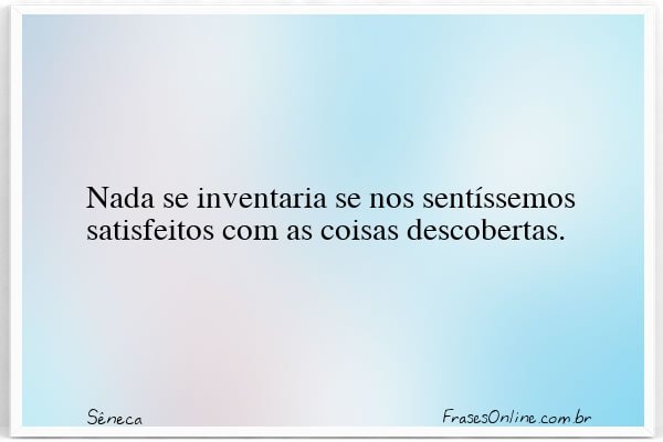 Frase de Sêneca