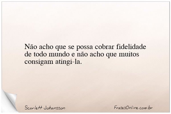 Frase de Scarlett Johansson