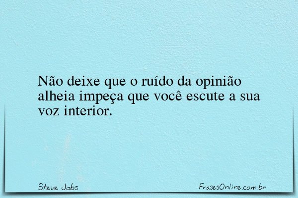 Frase de Steve Jobs