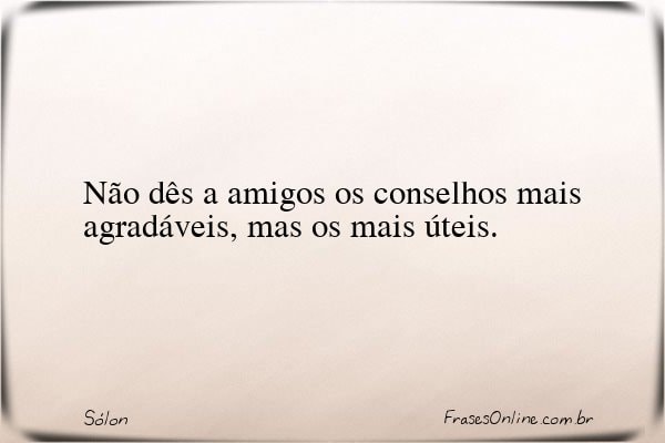 Frase de Sólon