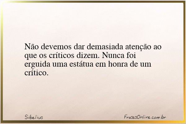Frase de Sibelius