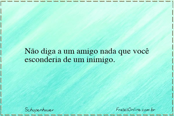 Frase de Schopenhauer