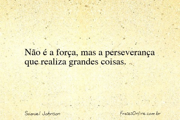 Frase de Samuel Johnson
