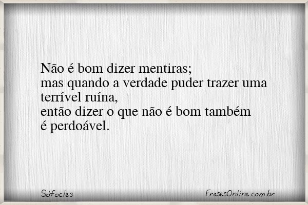 Frase de Sófocles