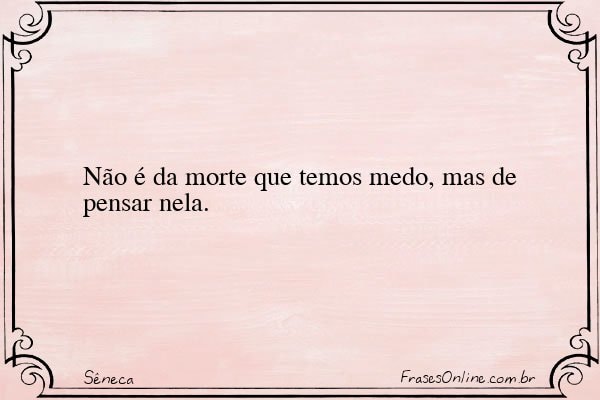 Frase de Sêneca