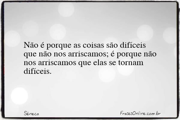Frase de Sêneca