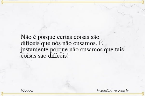 Frase de Sêneca