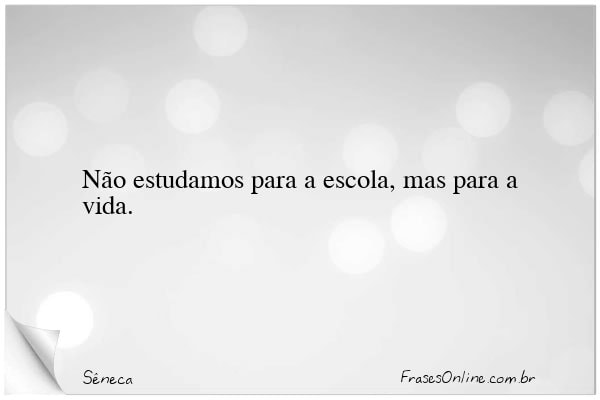 Frase de Sêneca