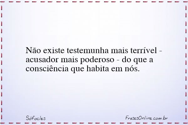 Frase de Sófocles
