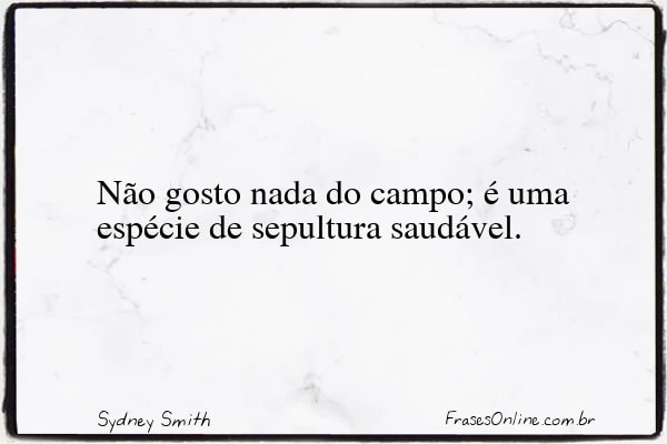 Frase de Sydney Smith