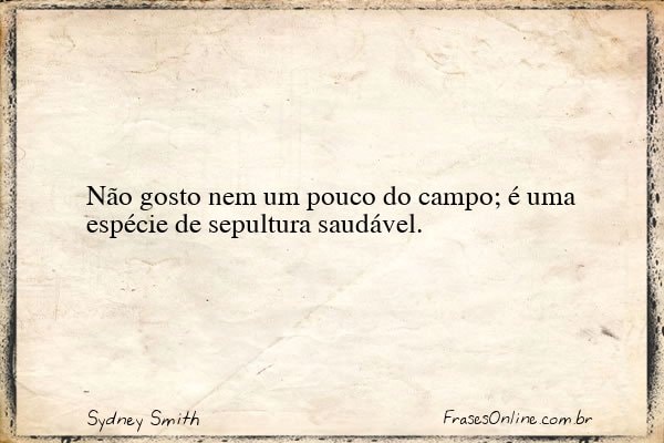Frase de Sydney Smith