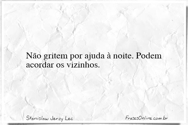 Frase de Stanislaw Jerzy Lec