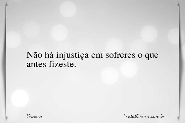 Frase de Sêneca