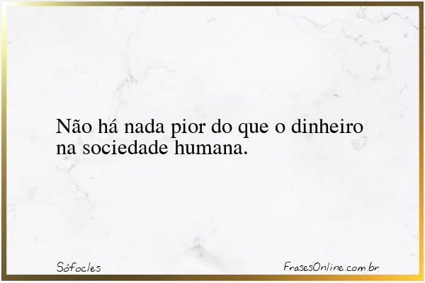 Frase de Sófocles