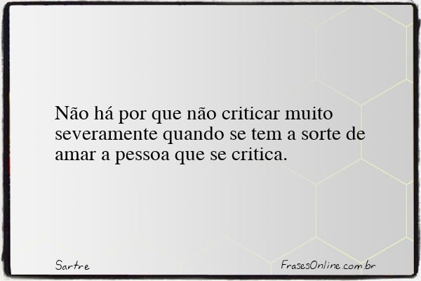 Frase de Sartre