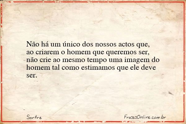 Frase de Sartre