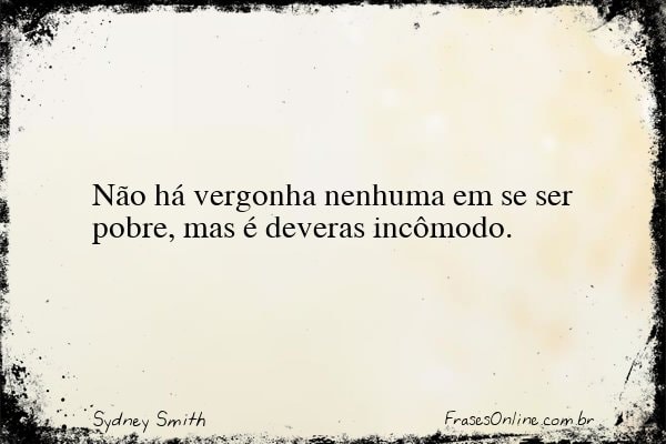 Frase de Sydney Smith