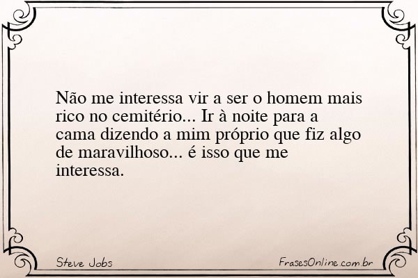 Frase de Steve Jobs