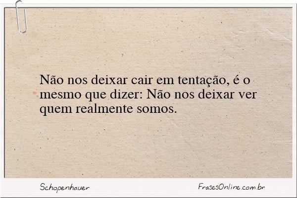 Frase de Schopenhauer