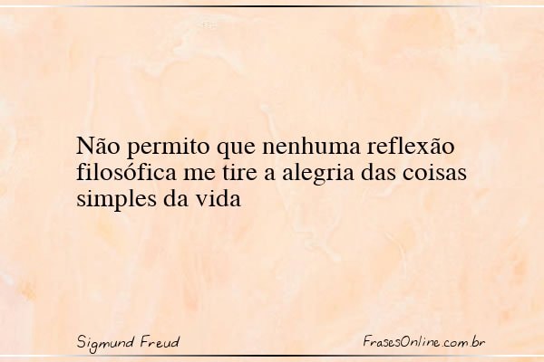 Frase de Sigmund Freud