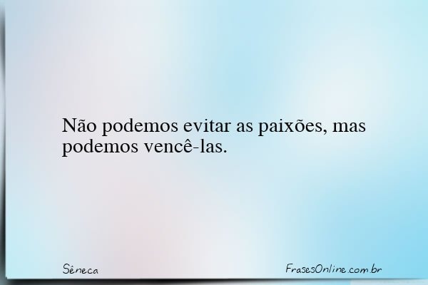 Frase de Sêneca