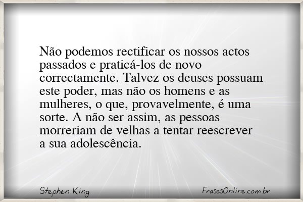 Frase de Stephen King