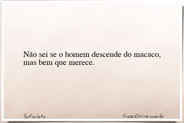 Frase de Sofocleto