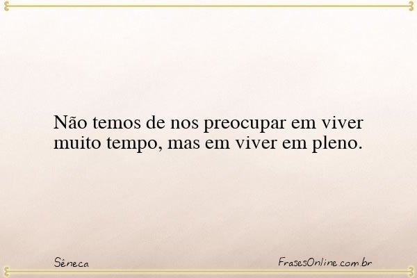 Frase de Sêneca