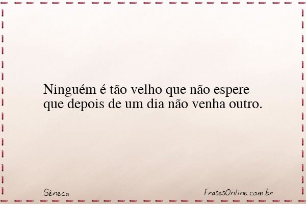 Frase de Sêneca