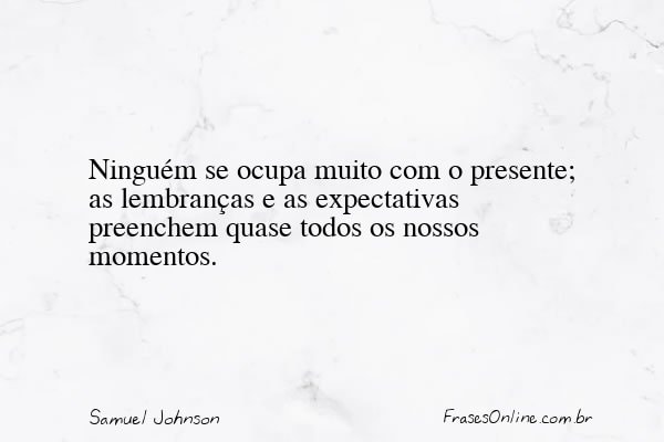 Frase de Samuel Johnson
