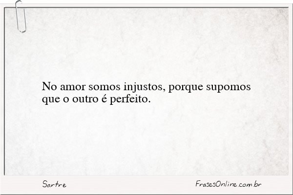 Frase de Sartre