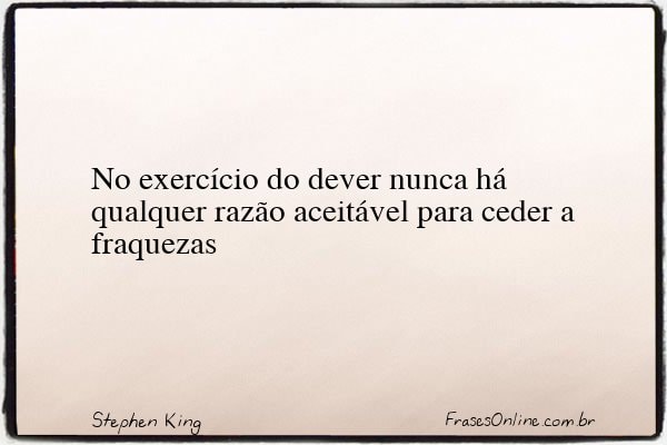 Frase de Stephen King
