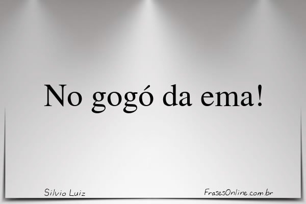 Frase de Silvio Luiz
