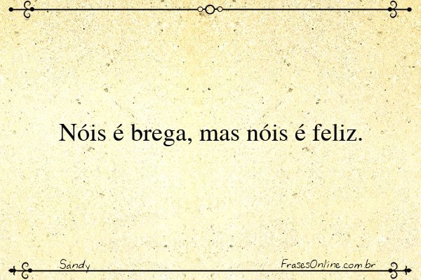 Frase de Sandy