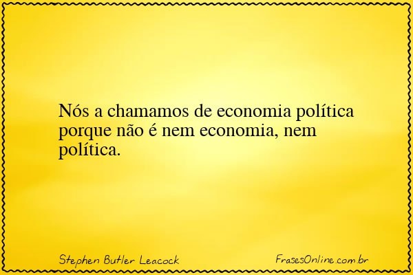 Frase de Stephen Butler Leacock
