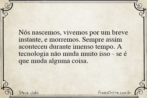 Frase de Steve Jobs