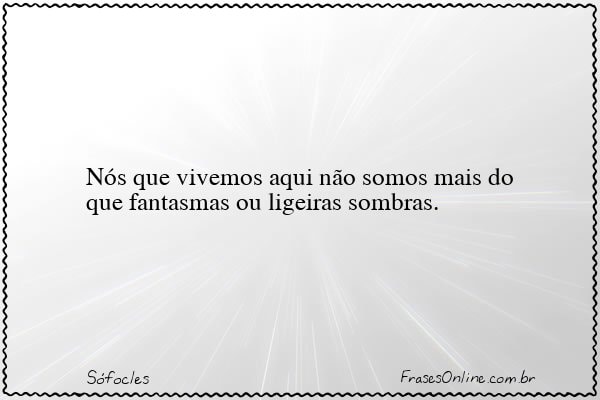 Frase de Sófocles