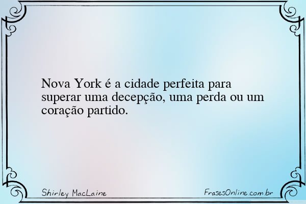 Frase de Shirley MacLaine