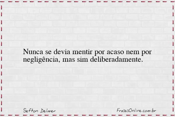 Frase de Sefton Delmer