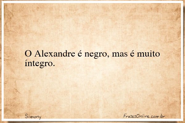Frase de Simony