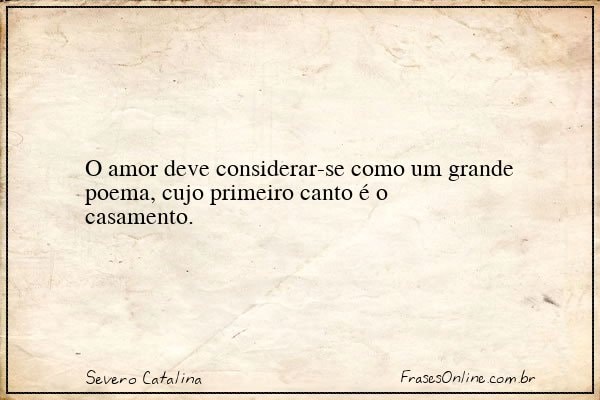 Frase de Severo Catalina