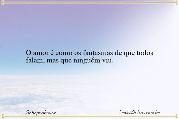 Frase de Schopenhauer