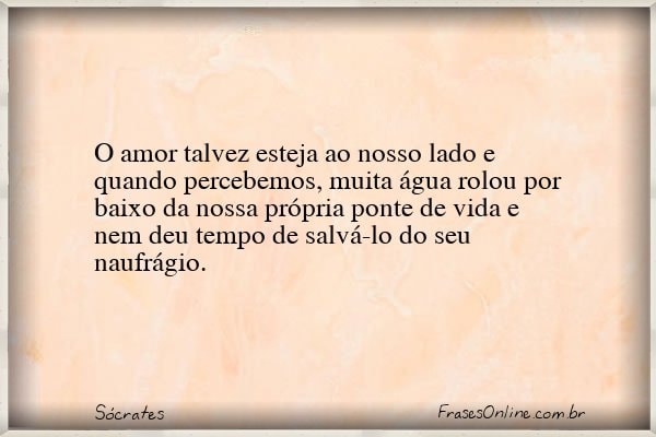 Frase de Sócrates