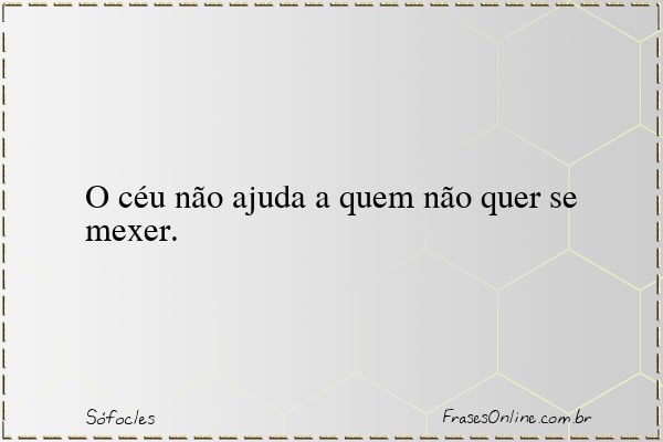 Frase de Sófocles