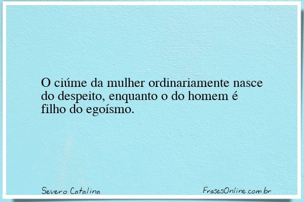 Frase de Severo Catalina