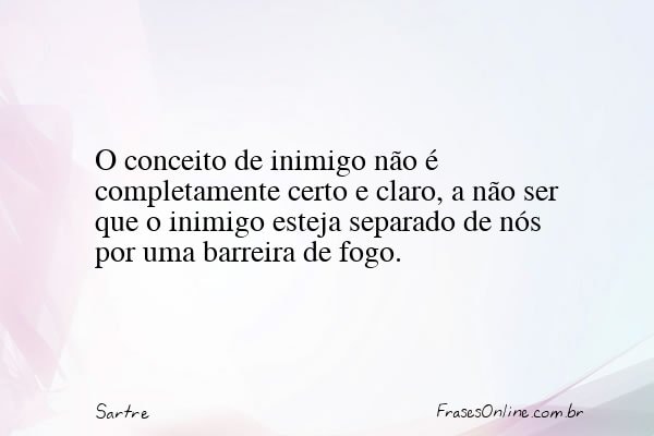 Frase de Sartre